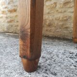 Elm farmhouse table