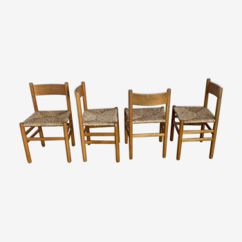Suite de 4 chaises de Johan Van Heuvel pour Ad vorm
