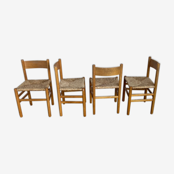 Suite of 4 chairs by Johan van heuvel for ad vorm