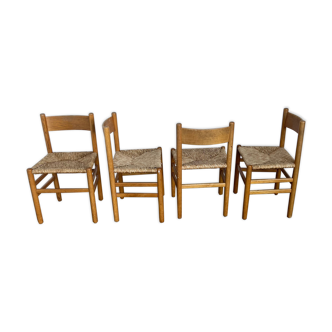 Suite de 4 chaises de Johan Van Heuvel pour Ad vorm