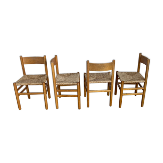Suite of 4 chairs by Johan van heuvel for ad vorm