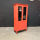Armoire vitrée terracotta