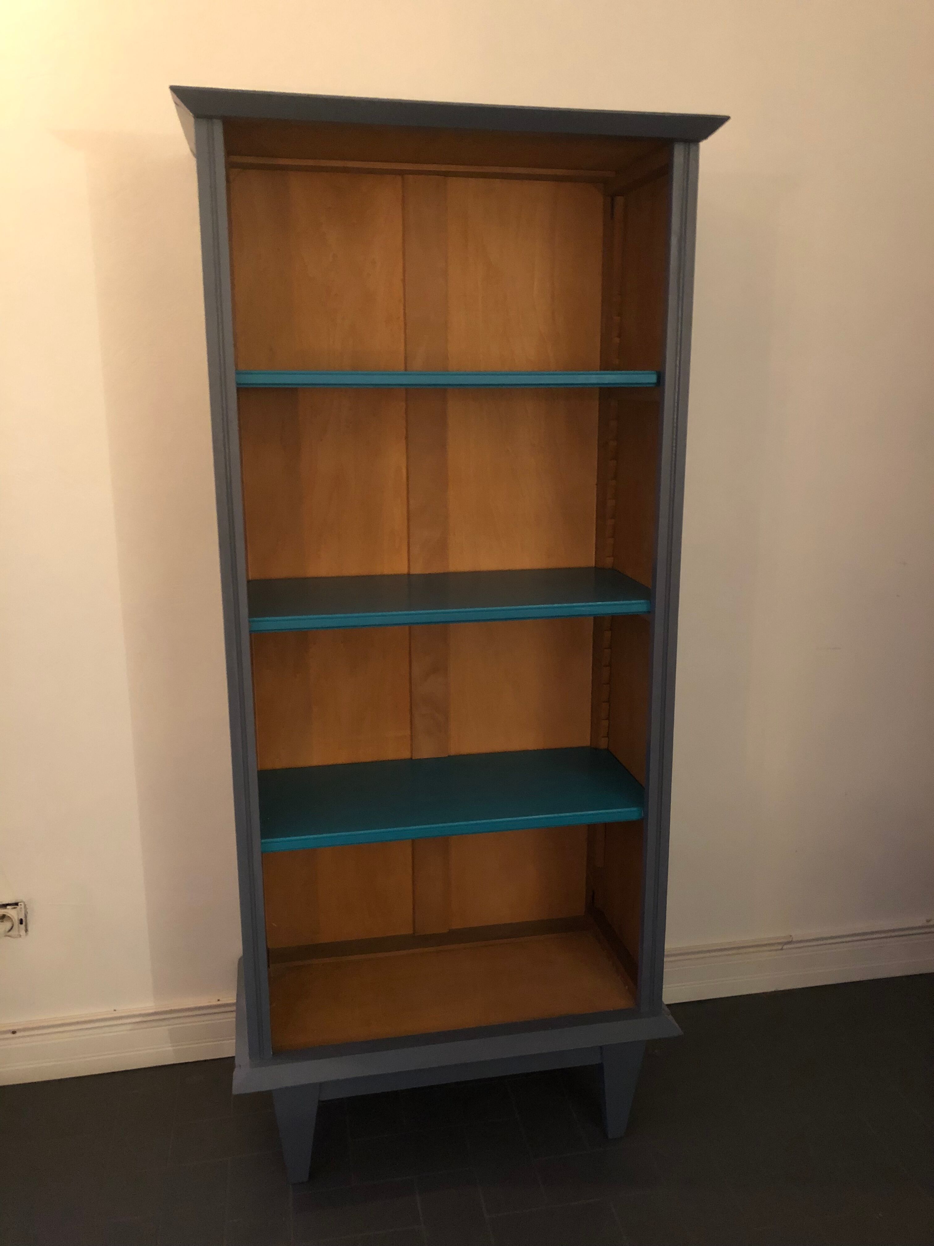 Bibliothèque vaisselier vintage