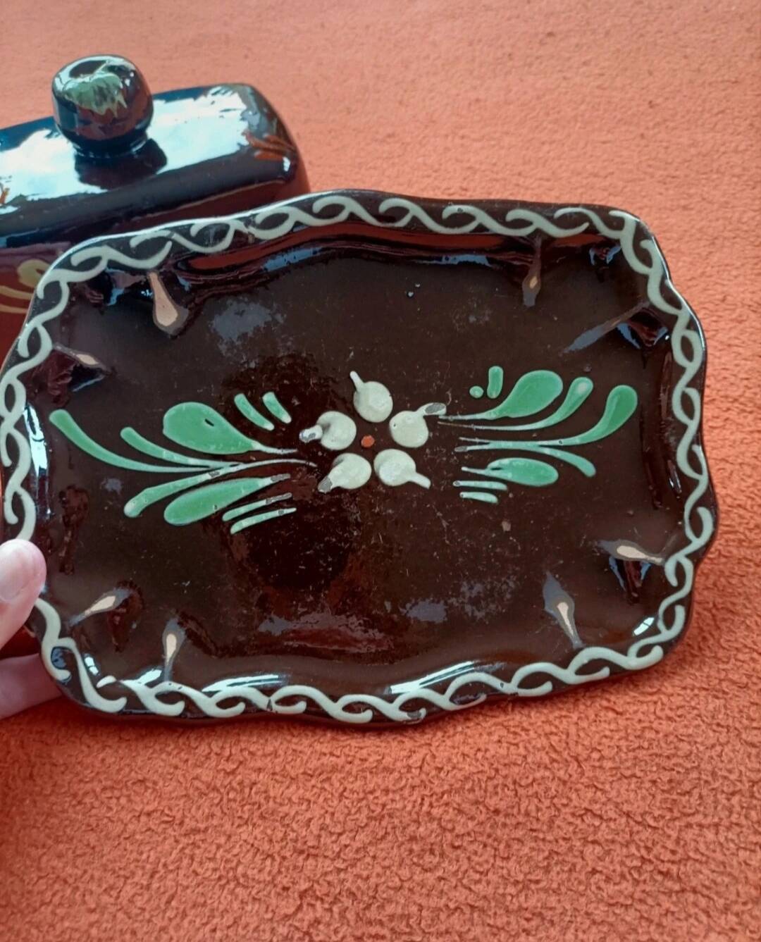 Retro ceramic sugar bowl 💐