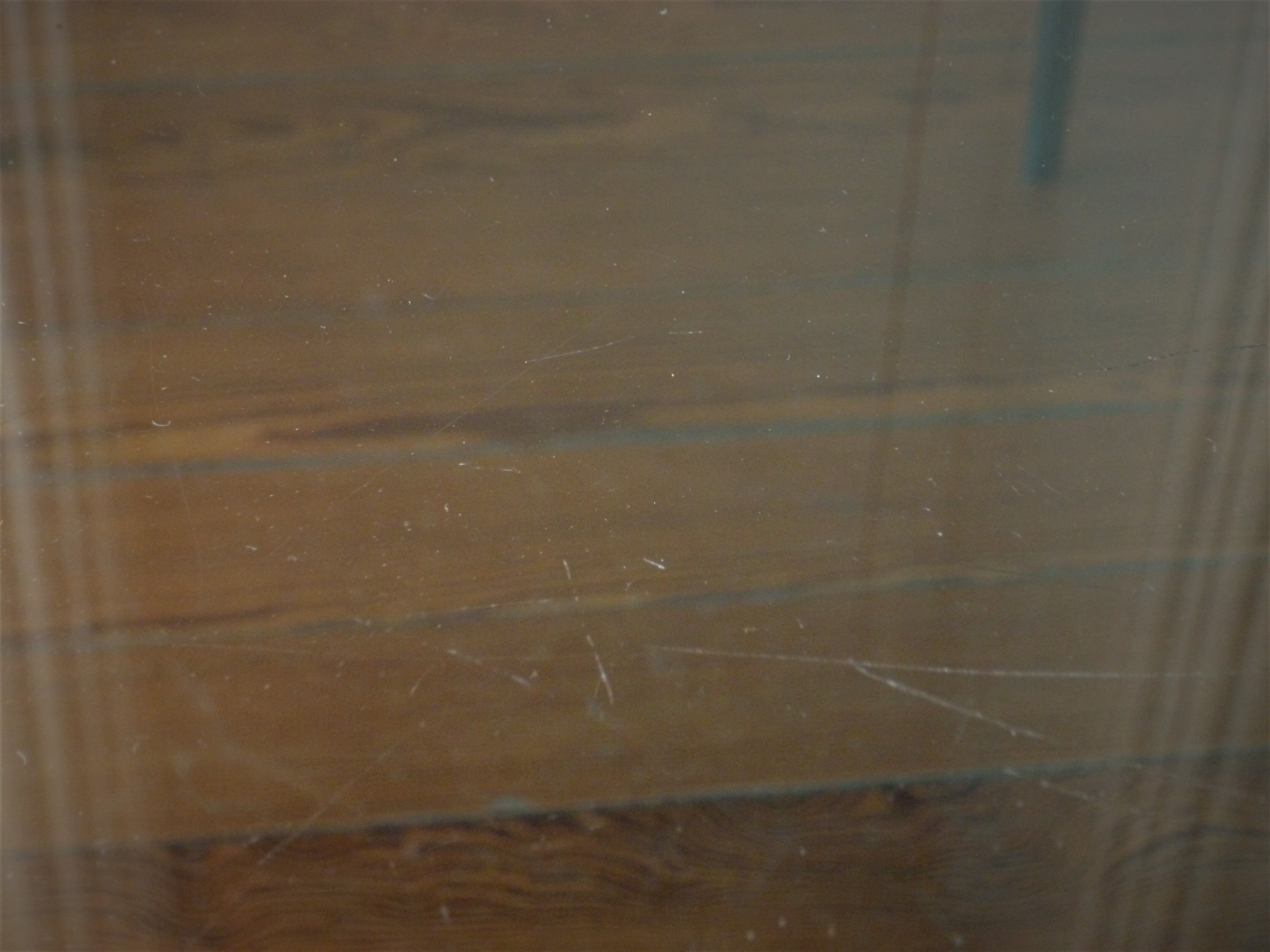 Metal coffee table, glass tray, 60s