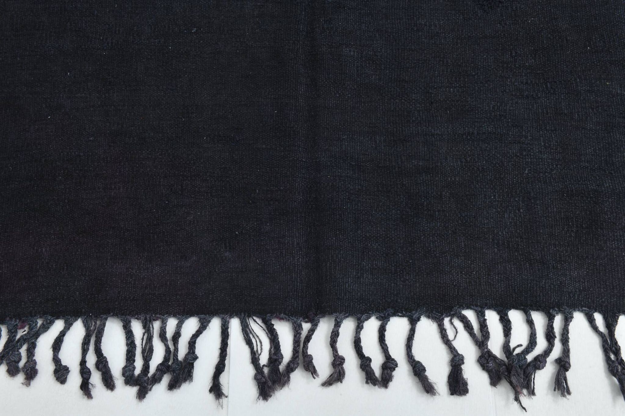 Vintage Dark Blue Turkish kilim Rug, 171x264Cm