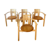 Set of 4 chairs 80s