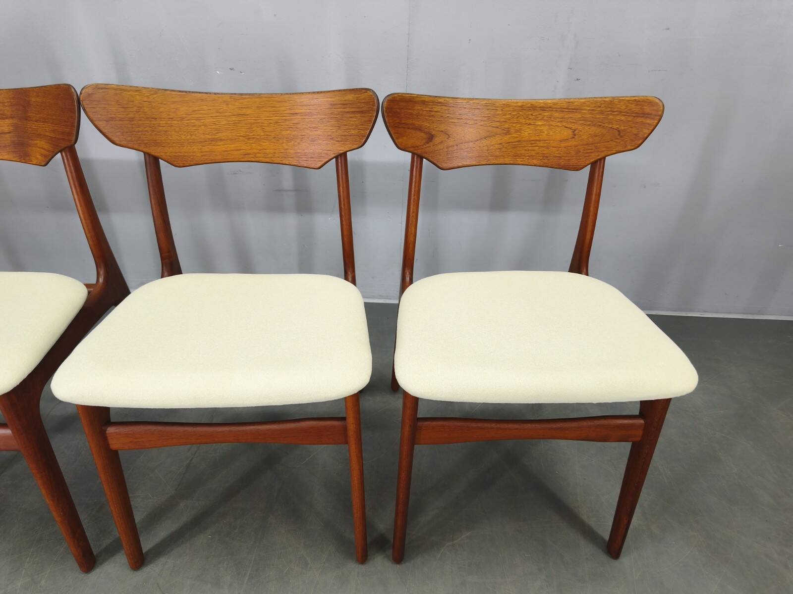 Set of 4 Danish Teak Dining Chairs by Schionning & Elgaard, 1960s