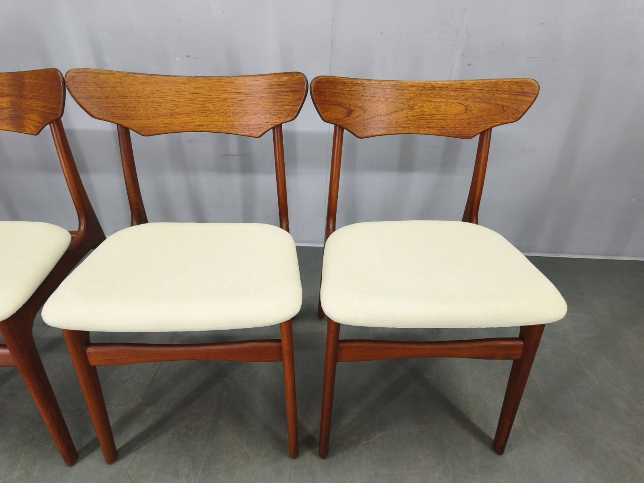Set of 4 Danish Teak Dining Chairs by Schionning & Elgaard, 1960s