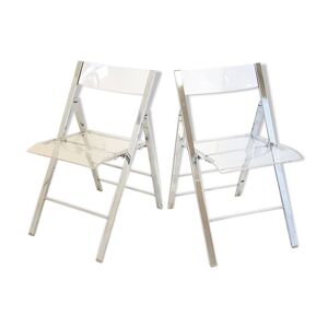 paire de chaises pliantes
