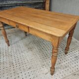 Antique oak table dining table kitchen table 69 x 130 cm