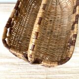 Vintage two-tone rectangle basket