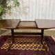Oval GPlan table in mahogany from the 1970s with a butterfly extension.