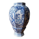 Blue and white baluster vase