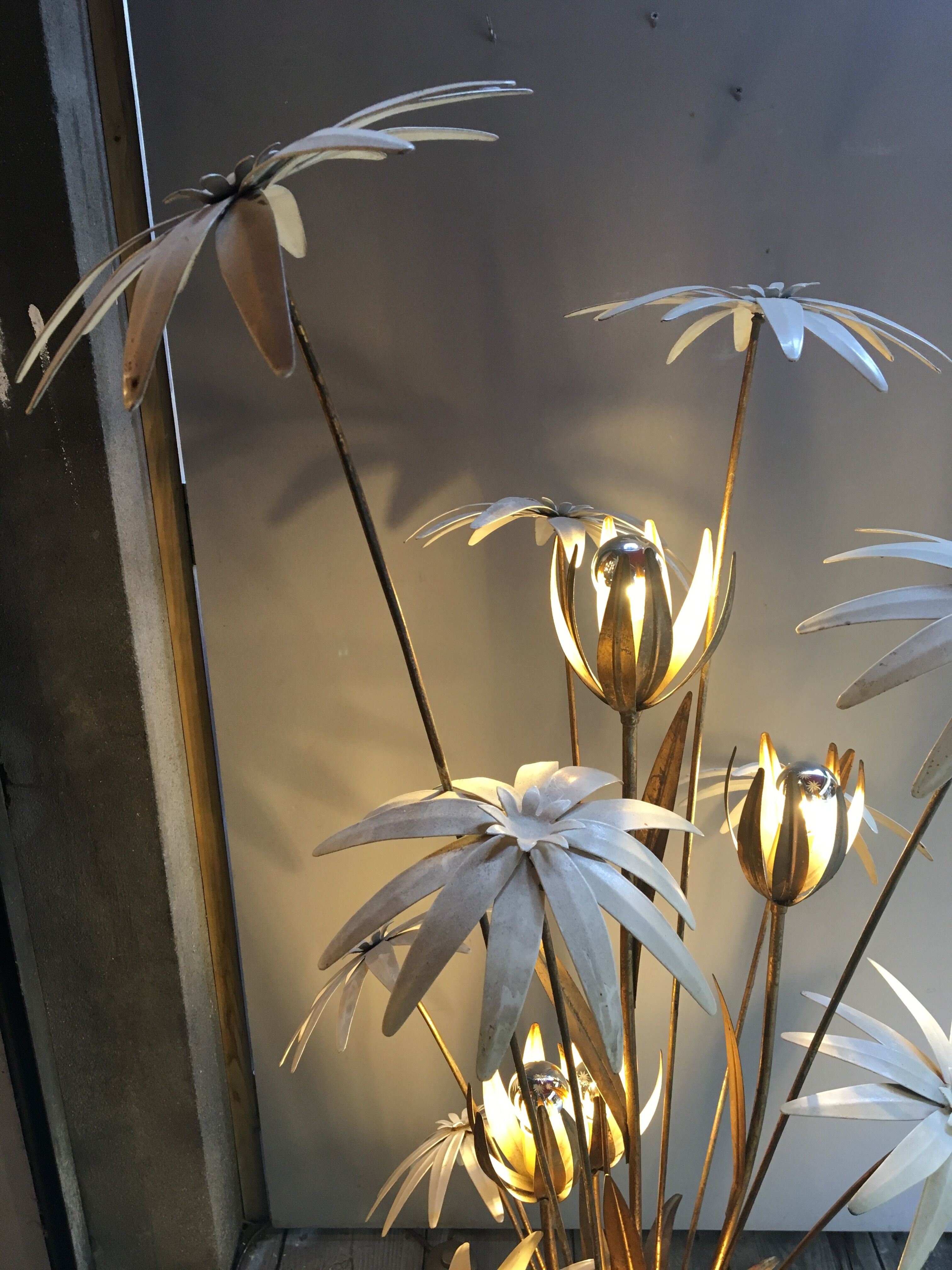 Lampadaire floral Hans Kögl, 1970