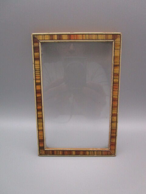 Small old frame in inlaid wood