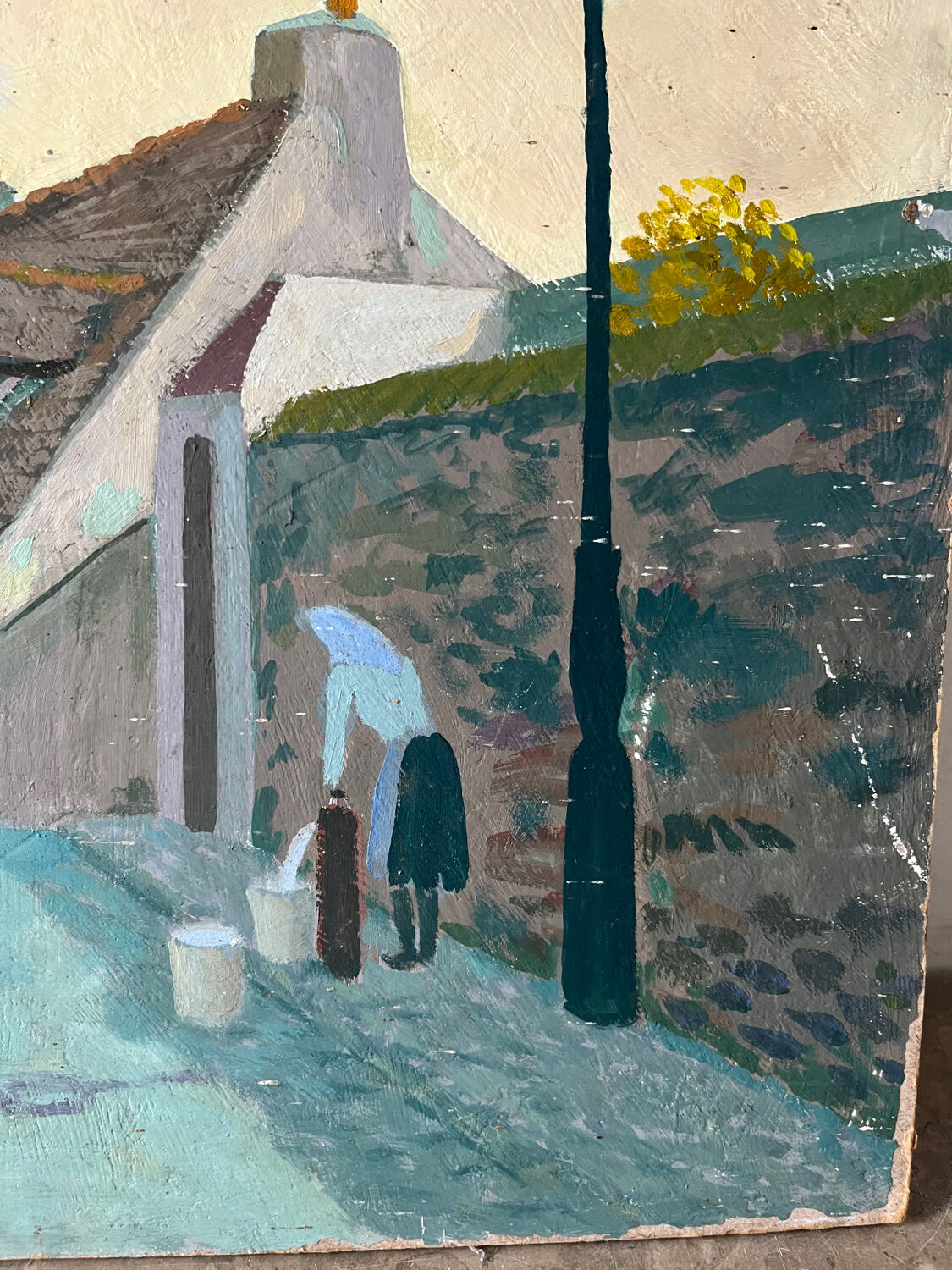 Street scene, Robert Mahelin (1889-1968)