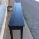 Black console table