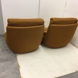 Pair 2pcs Vintage RARE Jitona Ultra Light Chairs ATLANTIS Polystyrene With original labels Mid Centu