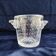 Seau à glaçons, verre épais bullé, Schneider Paris