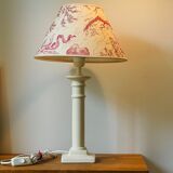 PLASTER TABLE LAMP BEIGE 90s