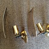 4 vintage wall lamps