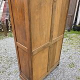 Antique double curtain cabinet in oak (internal drawers)