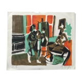 Lithograph by Marcel Mouly