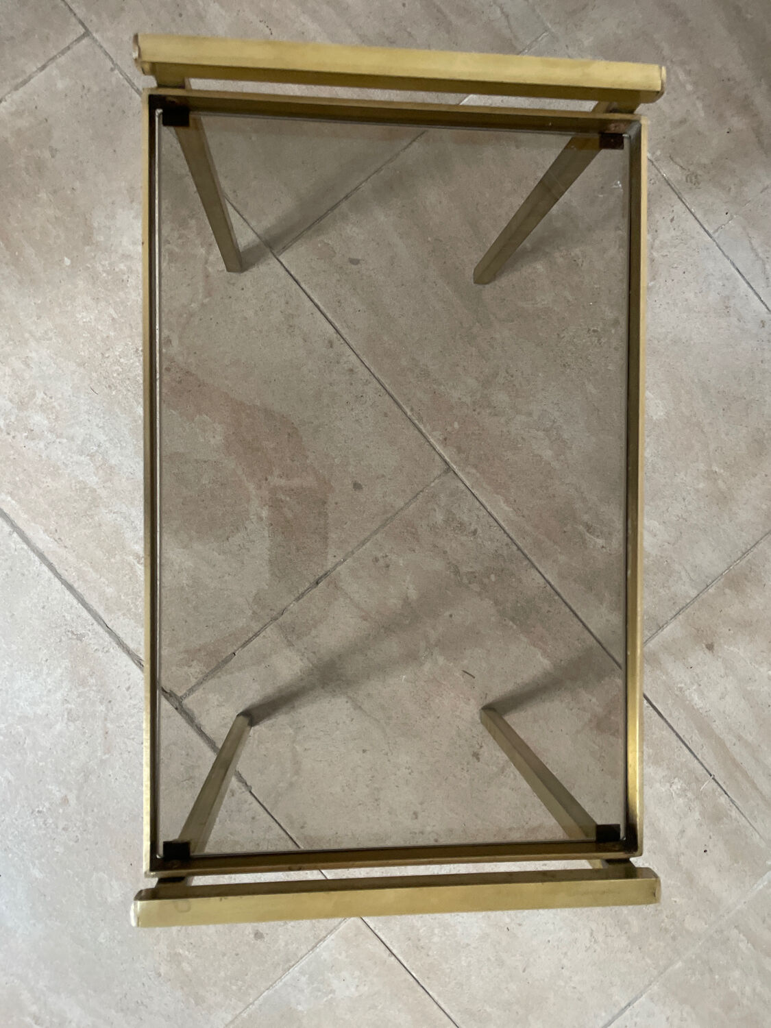 Vintage coffee table end of sofa 1970