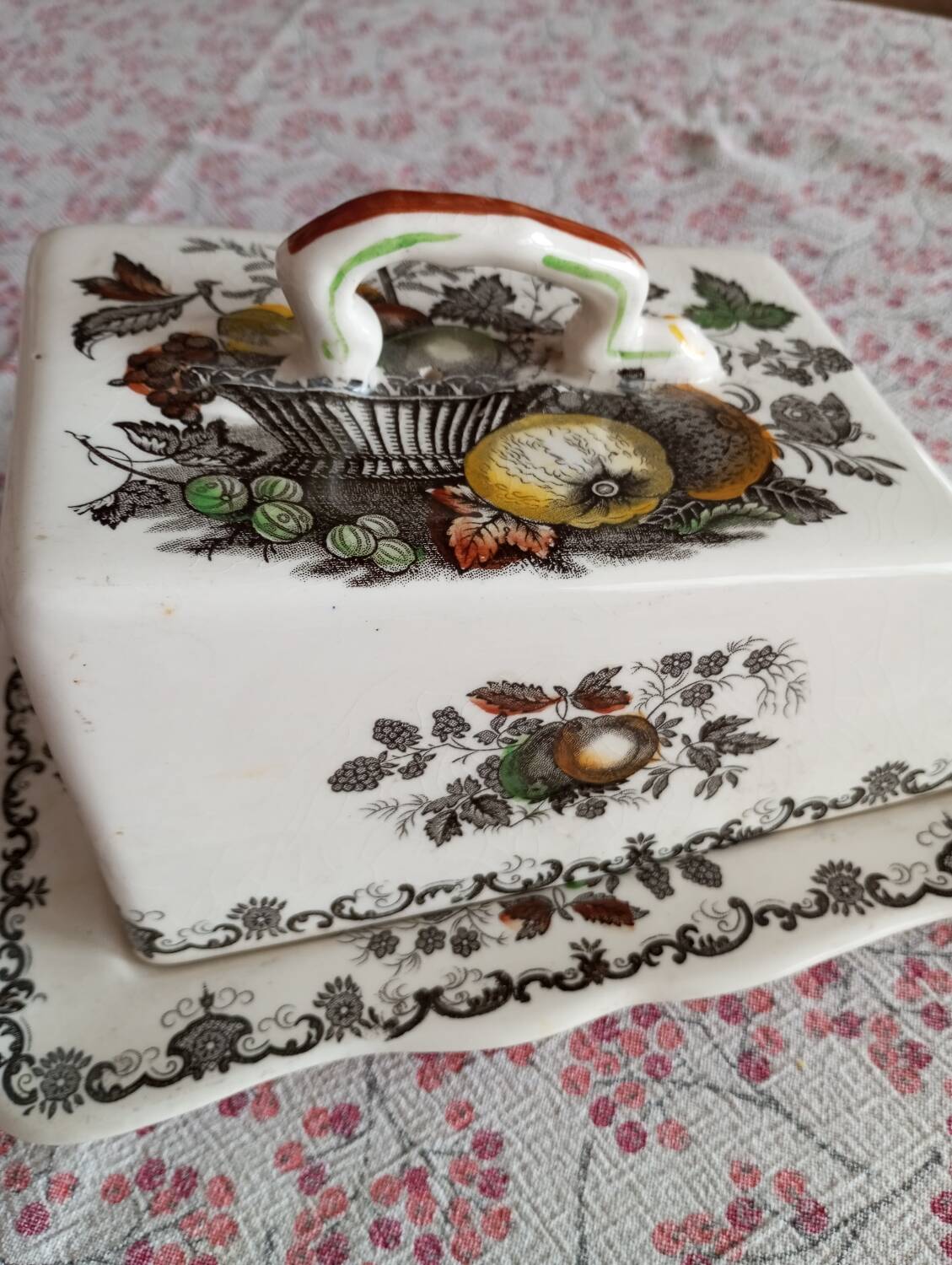 Beurrier vaisselle anglaise Mason's