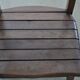 Vintage brown wooden kneeling stool, Hungarian kneeler from the 1940s.