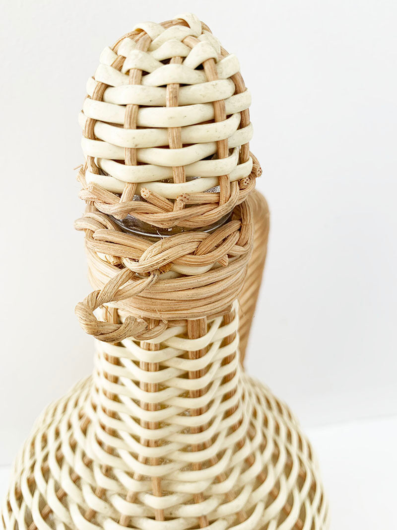 Bottle scoubidou beige