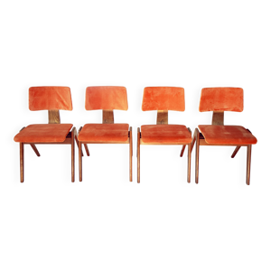 Série de 4 Chaises Hillestack, - robin