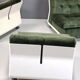 Modular velvet canapé Amanta by Mario Bellini for C&B Italia