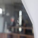 Vintage 1960s Italian-design glass teardrop wall mirror