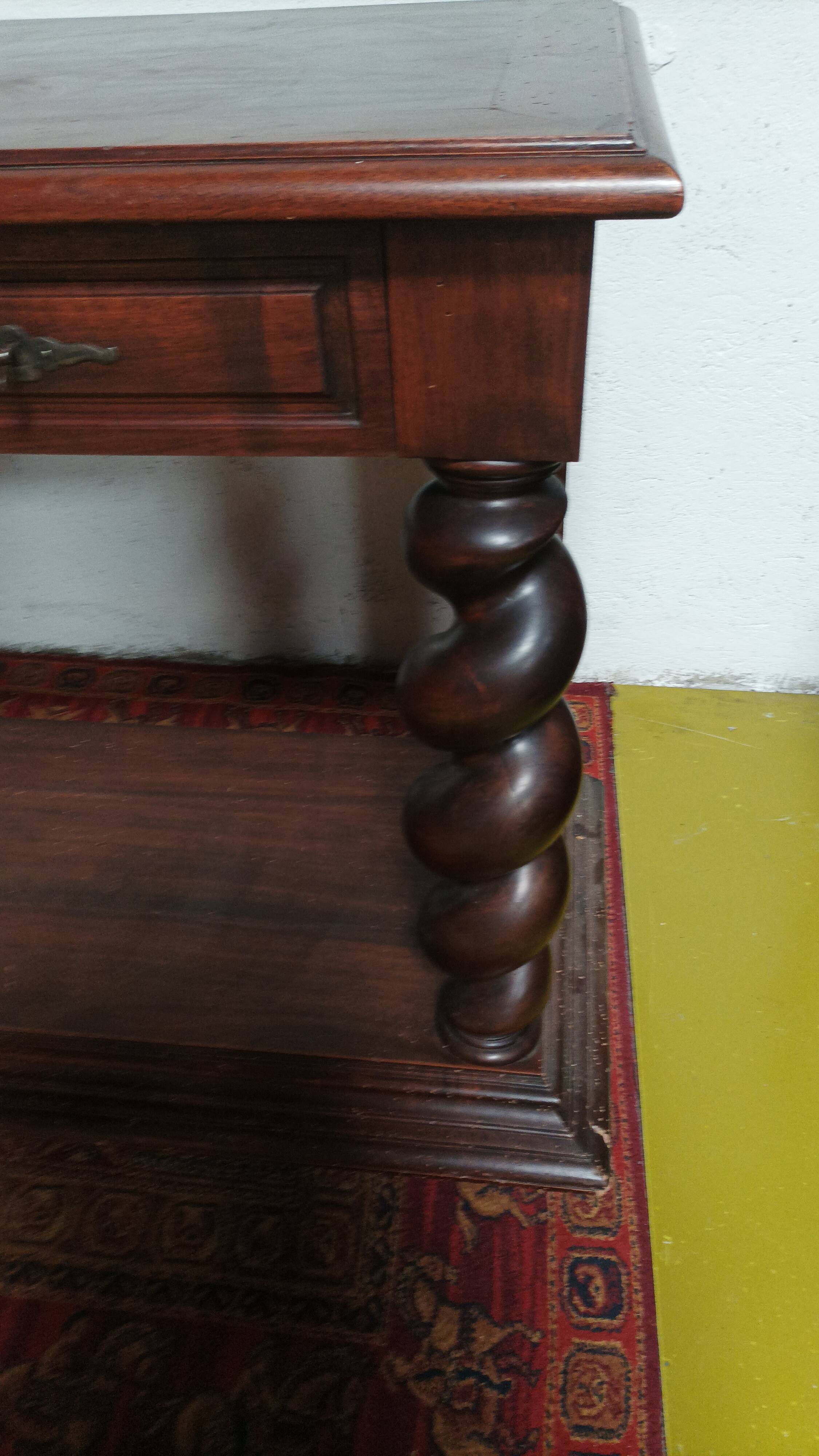 Louis XIII console in walnut