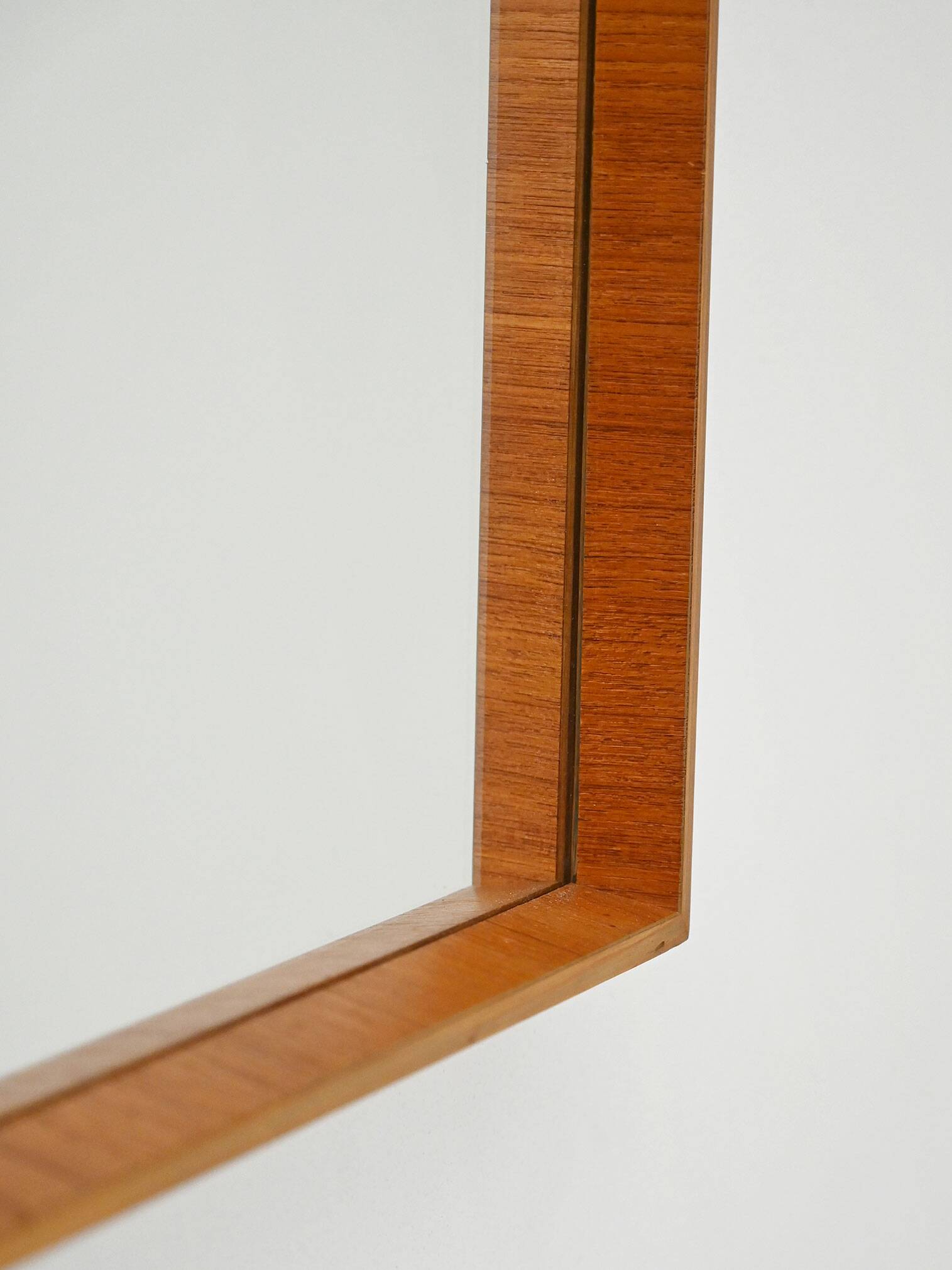 Swedish teak mirror by Arne Wahl Iversen