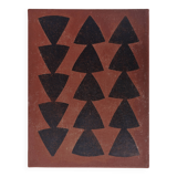 Abstract painting on canvas B231 signed eawy