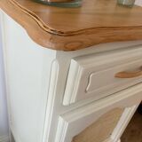 Wooden bedside table
