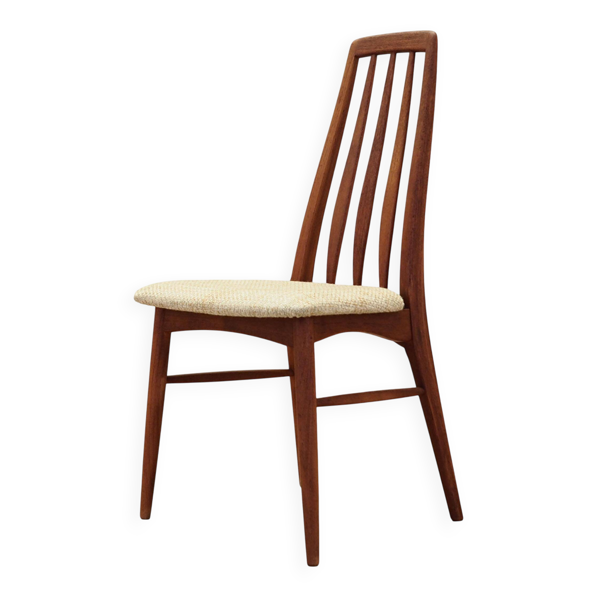 Teak chair Eva, Danish design, 1960s, designer: Niels Koefoed, manufacturer