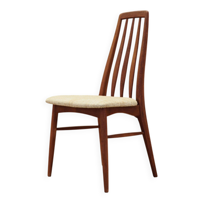Chaise en teck Eva, design danois, années 1960, designer : Niels Koefoed, fabricant