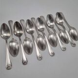 Small silver-plated metal spoons