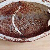 Mayan ceramic wall mask from Accolay, art brut, 1960s