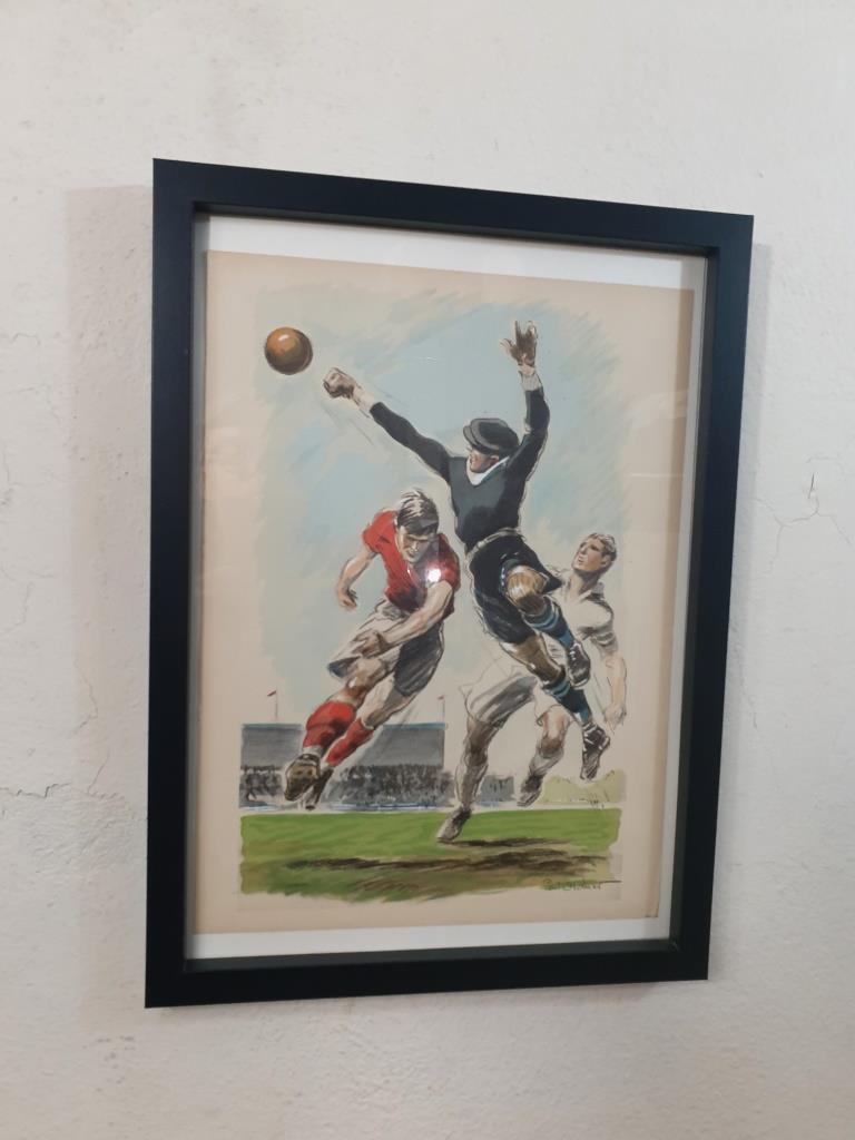 Illustration of Foot 40s - Vintage Sport