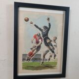 Illustration of Foot 40s - Vintage Sport