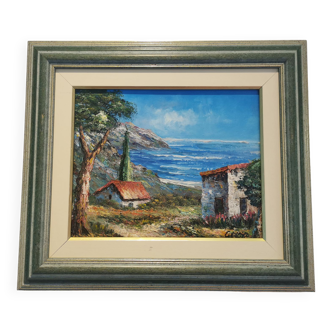 Paysage de bord de mer