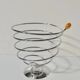 Vintage spiral fruit bowl "Flashdue Italy" - 1980s - Italian design
