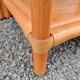 Maugrion bedside table for Roche Bobois, wood and rattan, 80s