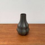 Vintage German brutalist ceramic gourd vase by Heinrich Fuchs for Luisenburg, 1970s.