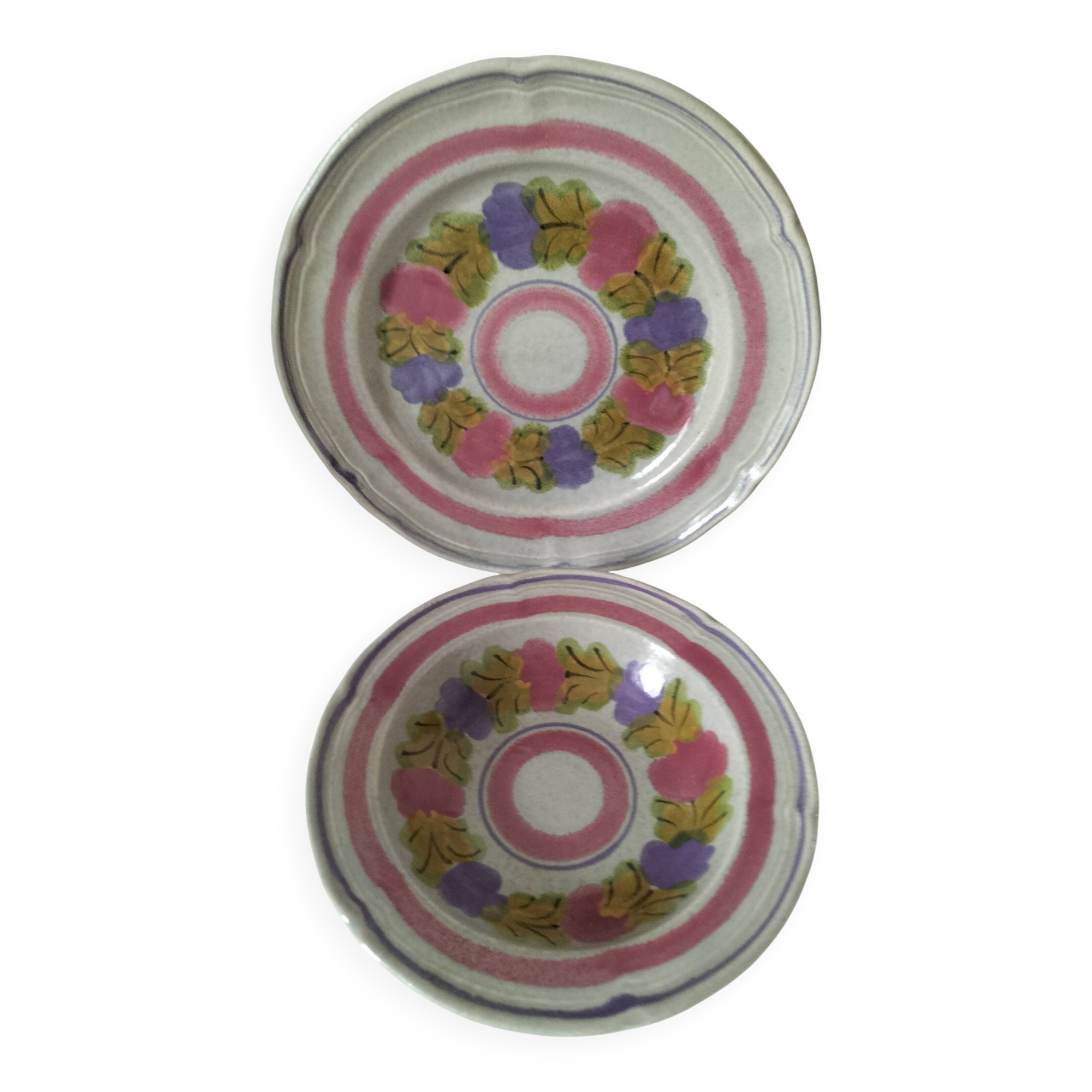 Soup Plate & Dinner Plate Duo – “Ninon” Model – MBFA Pornic